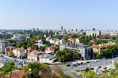 View of Plovdiv from the Old Town hills