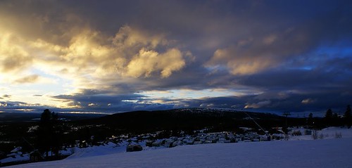 sunset europe snow sweden nature ski snowboard 瑞典 guojunjun panoramio248145624327488