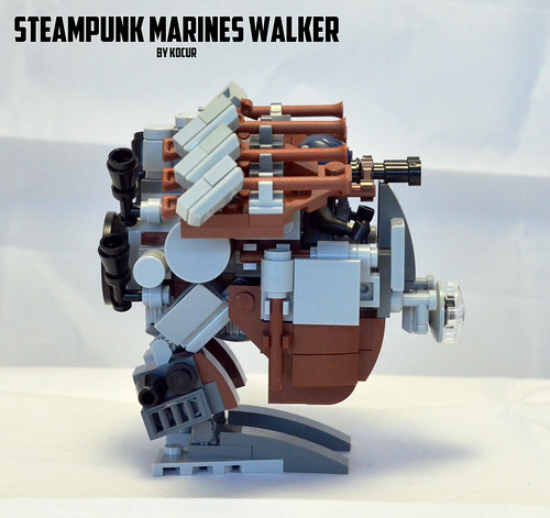 Steampunk Walker 02 Side | by kocurvelox