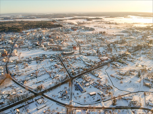 Christmas Morning by Uldis Plinte, snowy Christmas this year only in eastern part of Latviauldisplinte dji spark winter latvia gulbene