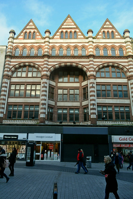 Frontage of Lord St Arcade