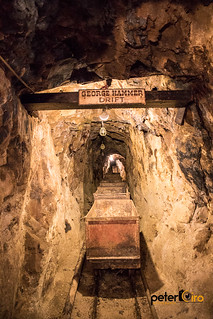 Old Gold Mine Tunnel 1,000FT Underground at Mollie Kathleen Gold Mine - Cripple Creek, Colorado