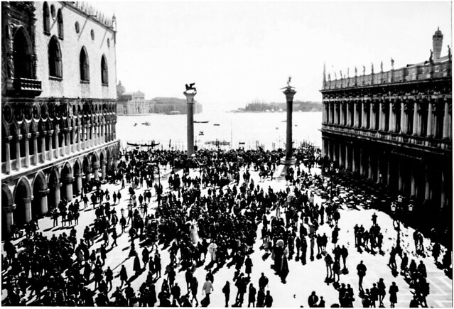 Piazzeta from Loggia of St. Mark's, Venice, February 1995