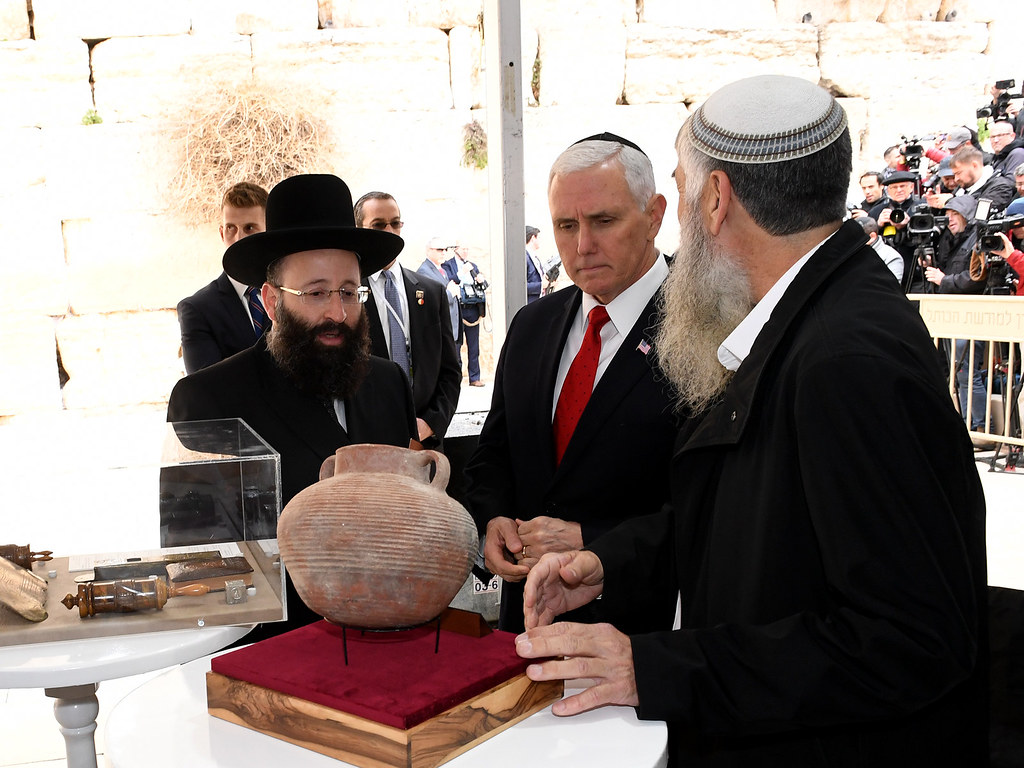 VP Mike Pence visits the Western wall