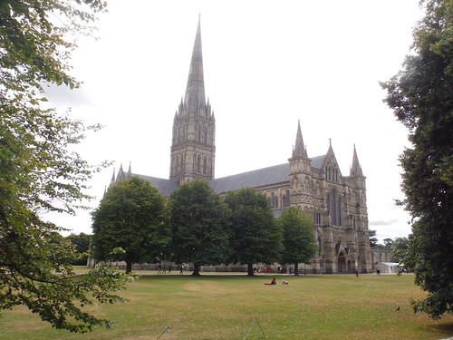 Salisbury Cathedral from Arundells SWC Walk 254 Salisbury Circular