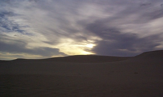 Sunset, Sirte Basin, Libya 2003