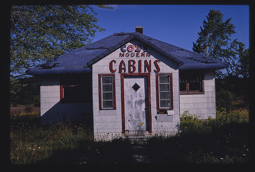 Cozy Modern Cabins office, Manistique, Michigan (LOC)