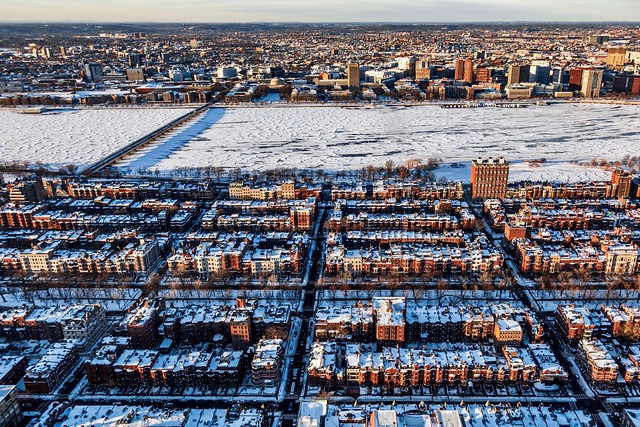 Boston Winter Cityscape
