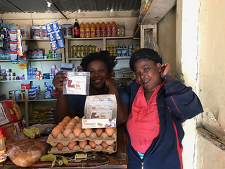 Mother and daughter shopkeepers - Siavonga