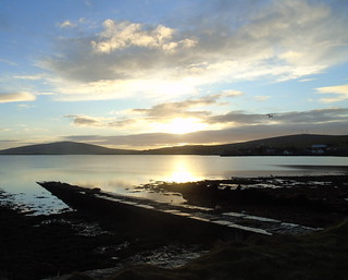 Sunsetting in Finstown