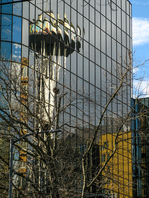 Space Needle Reflected