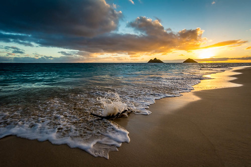 morning beach nikon d7100 travel water island sky ocean sunrise photography landscape clouds kailua hawaii unitedstates us
