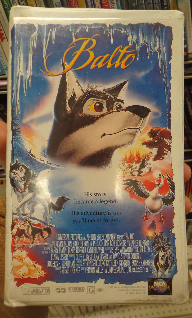 Balto (1996, VHS) -- MCA/Universal Home Video | Took this ph… | Flickr