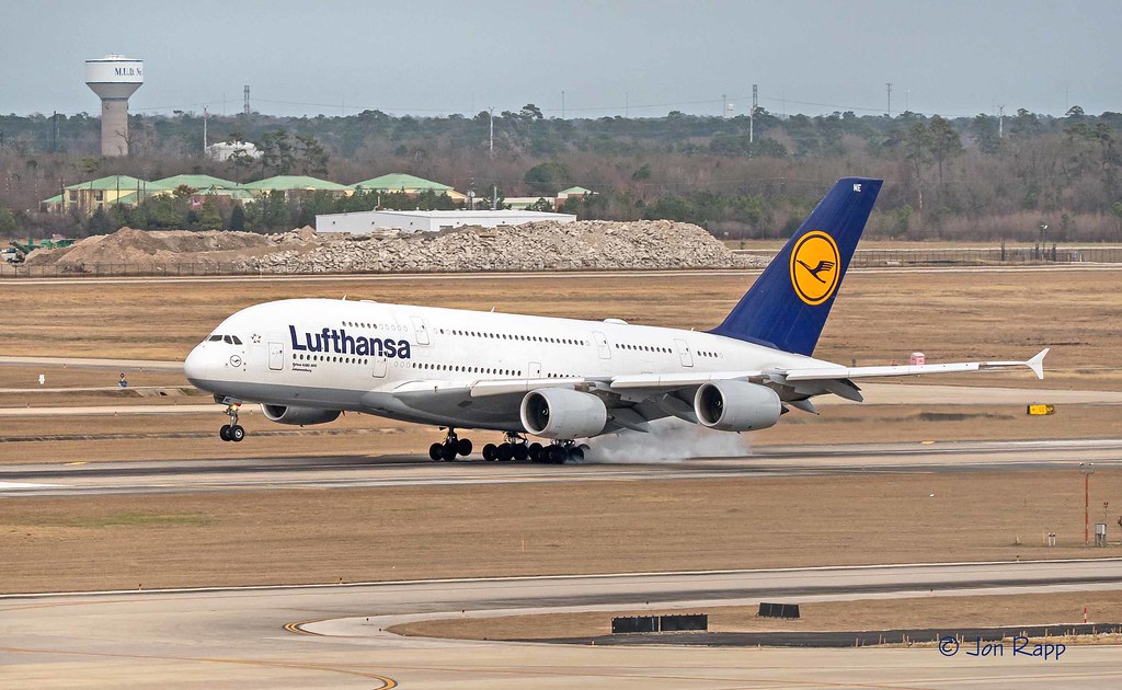 Lufthansa Airbus A380 D-AIME 1b (IAH) (edit) | We don&#39;t get … | Flickr