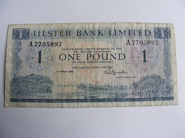 Ulster Bank £1 (1)