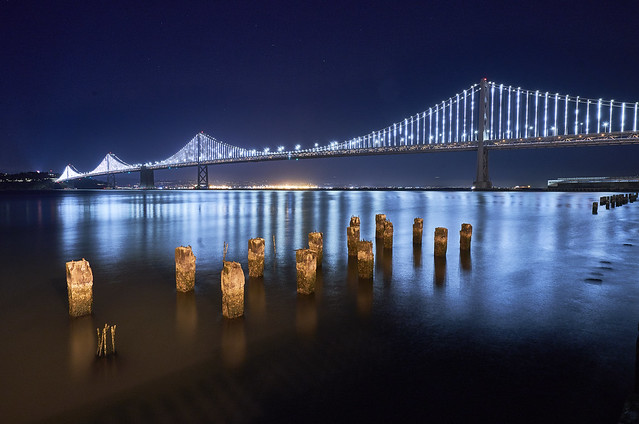 Bay Bridge Lightshow, San Fran