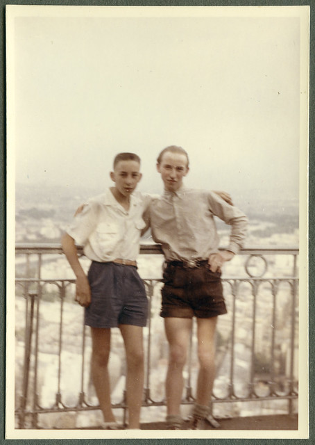 Archiv YY004 Paris, auf dem Eiffelturm, 1950er