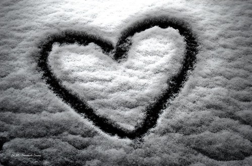Coeur des neiges - Heart of Snow | Photographie N&B 30 x 45 … | Flickr