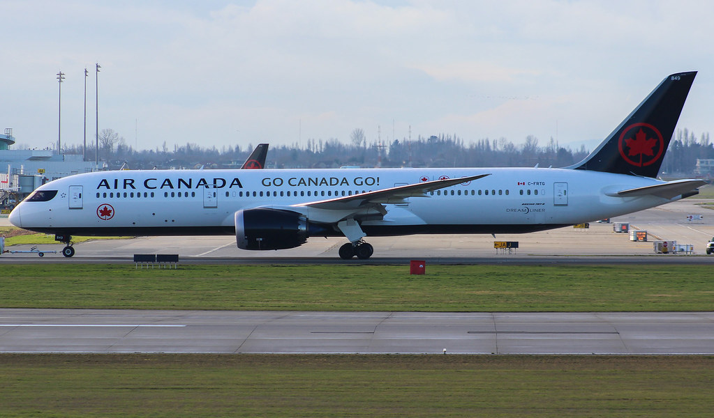 C-FRTG Air Canada Boeing 787-9 Dream)Liner@YVR 11Feb18
