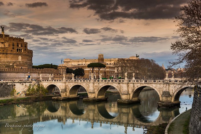 Castel and bridge Sant' Angelo - Roma