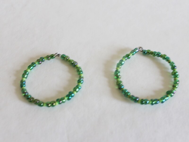 two finished hoops