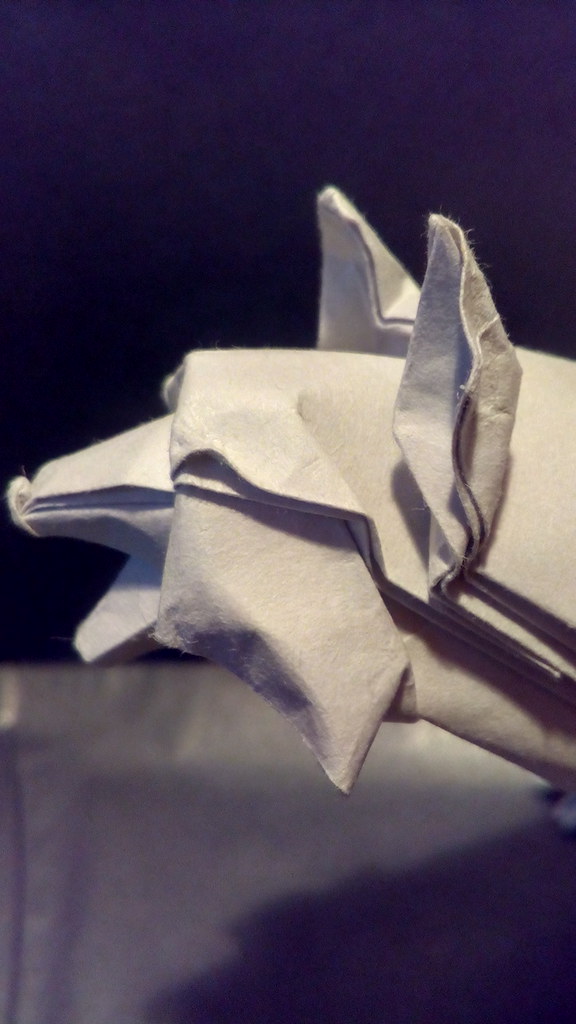 Origami wolf designed by Shuki Kato | origami nature study a… | Flickr
