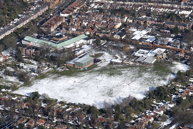 Recreation Road Sports Centre in Norwich - Aerial