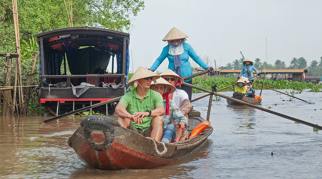 IMG_6482 Rowing boat transport, Mekong Delta, Vietnam