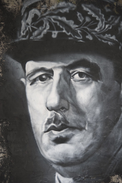 Charles de Gaulle, painted portrait _DDC0081