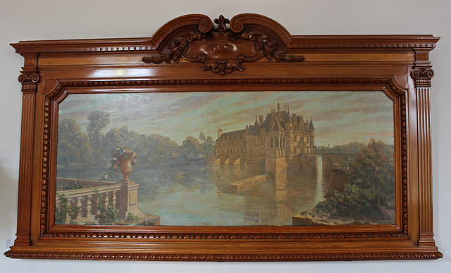 Château de Chenonceau in paint