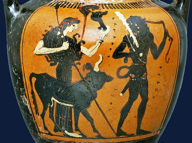 Herakles, Athena & the Cretan bull