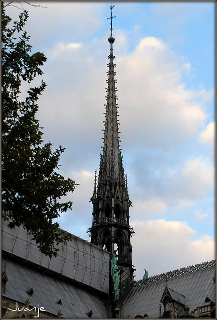 🇫🇷 🇪🇺 Aguja de Notre Dame (París, Francia, 1-10-2009)
