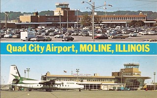 Moline Quad City Airport (MLI) postcard - circa late 1960'… | Flickr
