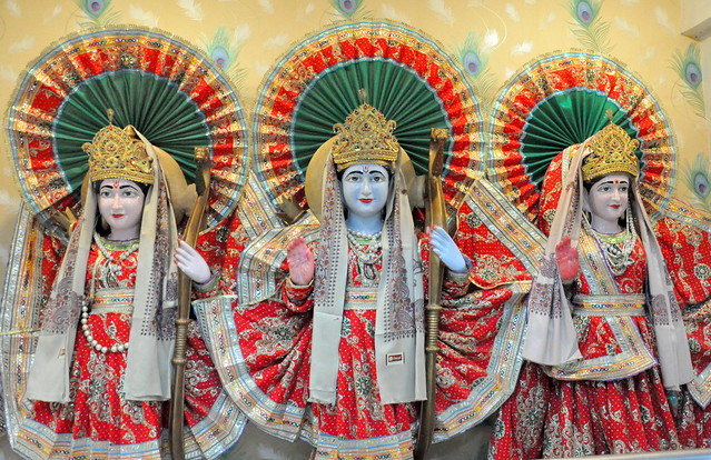 Lord Ram with Sita and Laxman Ji