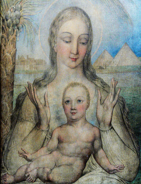 mar, 07/04/2017 - 10:21 - Virgin and Child in Egypt by William Blake - V&A London 08/05/2010
