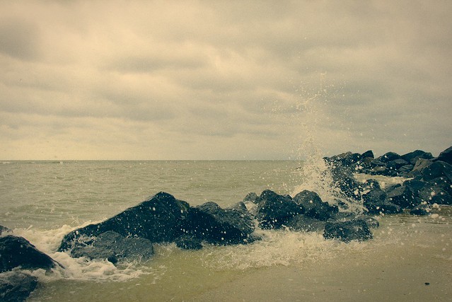 Waves on Azov sea