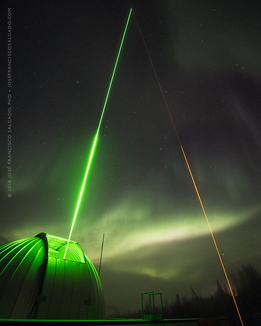 Of lasers and Northern Lights