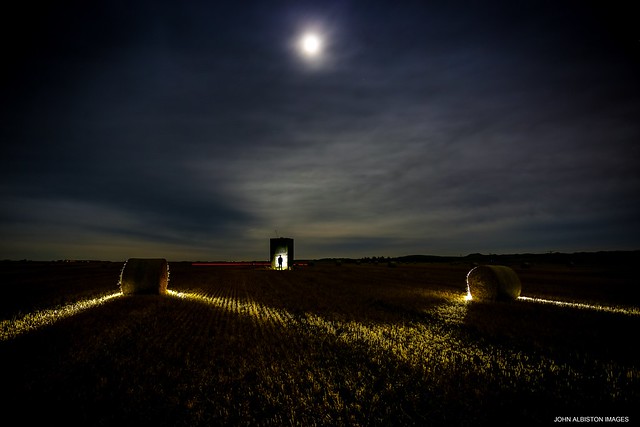 Nocturnal Haybales #13: The Sailing Bales of Buchan [Explored 15.1.18! Thank You So Much!]