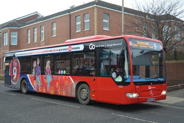 5326 NK58 DWD Go North East The 9