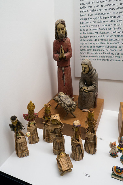 Nativity figures from Lithuania and Taiwan