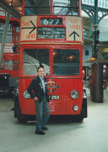 With K2 class trolleybus 1253 at the London Transport Museum