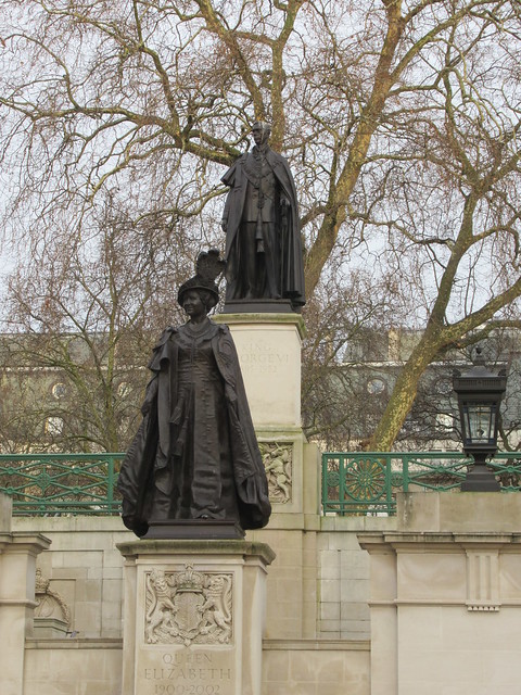 George VI, William McWilliams (Sculptor) and Queen Elizabeth the Queen Mother, Philip Jackson (Sculptor), the Mall, London