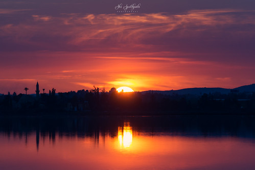 landscape landscapephotography reflection saltlake sunset coloreruption purple sun