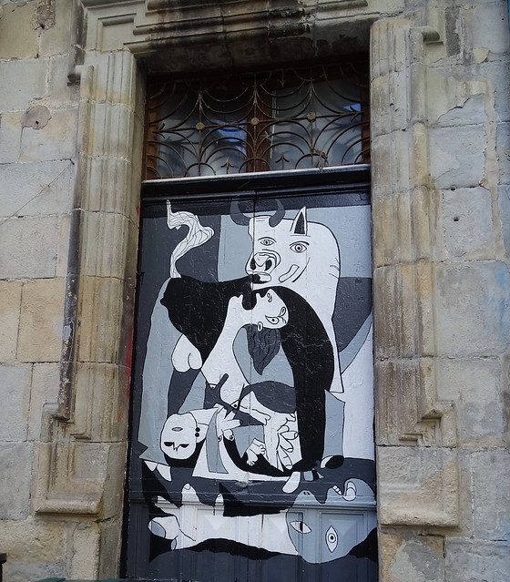 pintura el Guernica Palacio Marques de Rozalejo antigua casa del mayorazgo de los Guendica Pamplona 02
