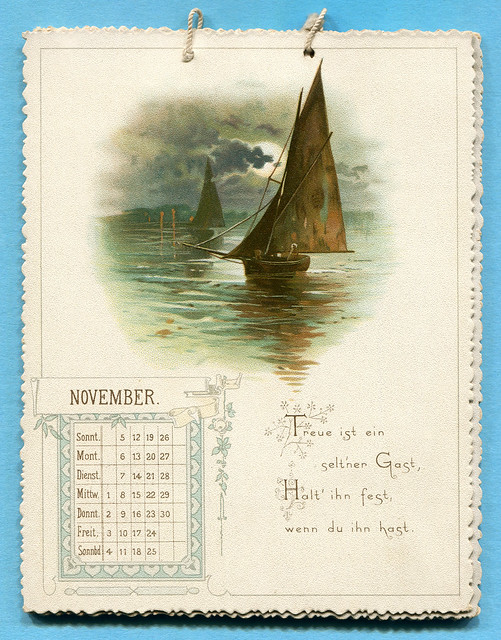 Alter Kalender, November
