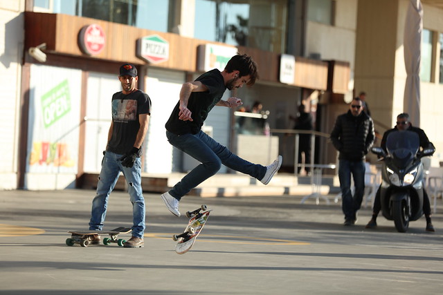Skater in Tel-Aviv
