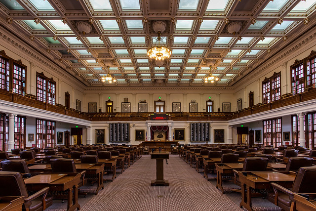 Texas State House of Representatives Chamber