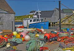 'Miss Peggy's Cove' -- Fishing Boat and Gear Peggys Cove Nova Scotia September 2017 DSC_1737 copy copy
