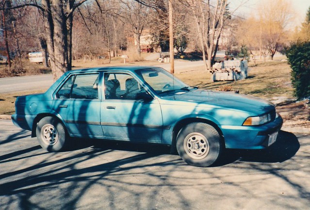 MY PARENTS 1988 CHEVY CAVALIER IN APRIL 1988
