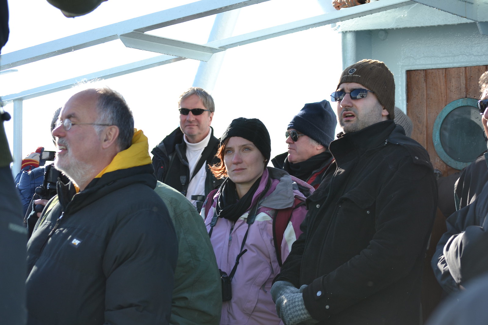 Svalbard. ESA staff and Venus scientists. Emily Baldwin and Wojtek Markiewicz